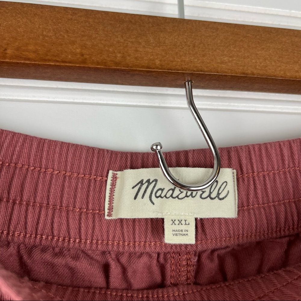 Madewell Autumn Berry Pull On Side Tie Shorts Lightweight XXL - Picture 4 of 10